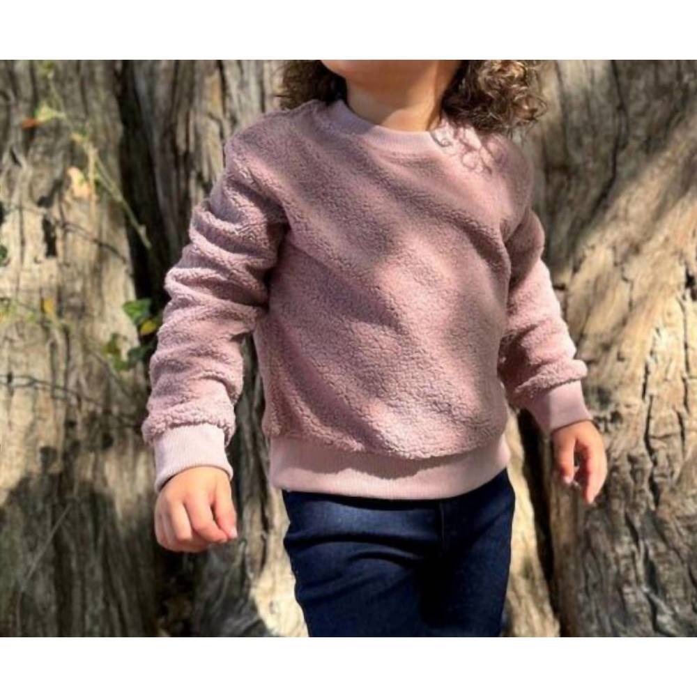 NEW VIGNETTE kids coco sweatshirt in lavender